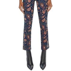 NEW MOTHER hustler flood jean in henna happiness